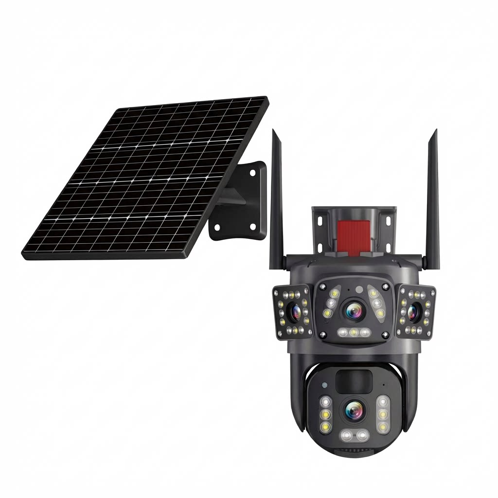 SolaGuard Camera Ngoài Trời Năng Lượng Mặt Trời Ống Kính Kép (SG-D42G-10F66-V10)