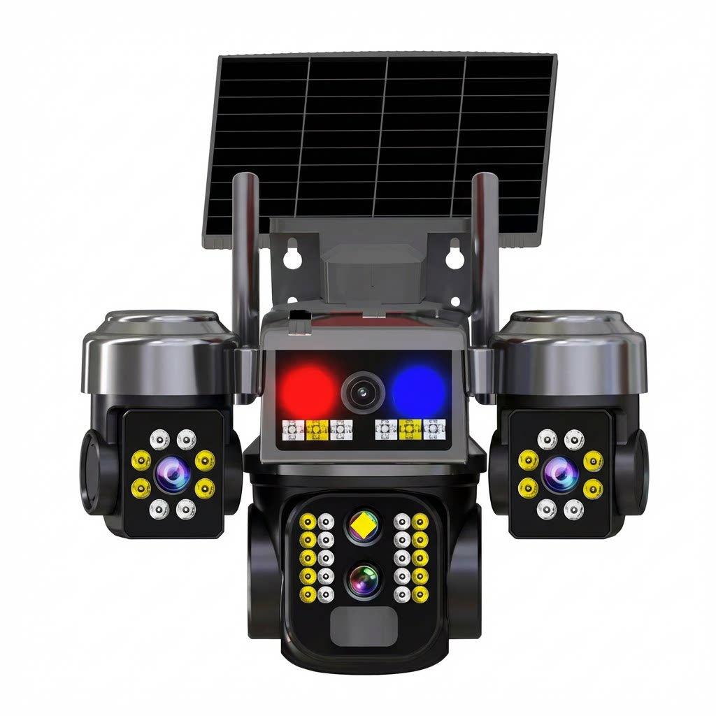 SolaGuard Camera Ngoài Trời Năng Lượng Mặt Trời Ống Kính Kép (SG-D42G-10F66-V13)