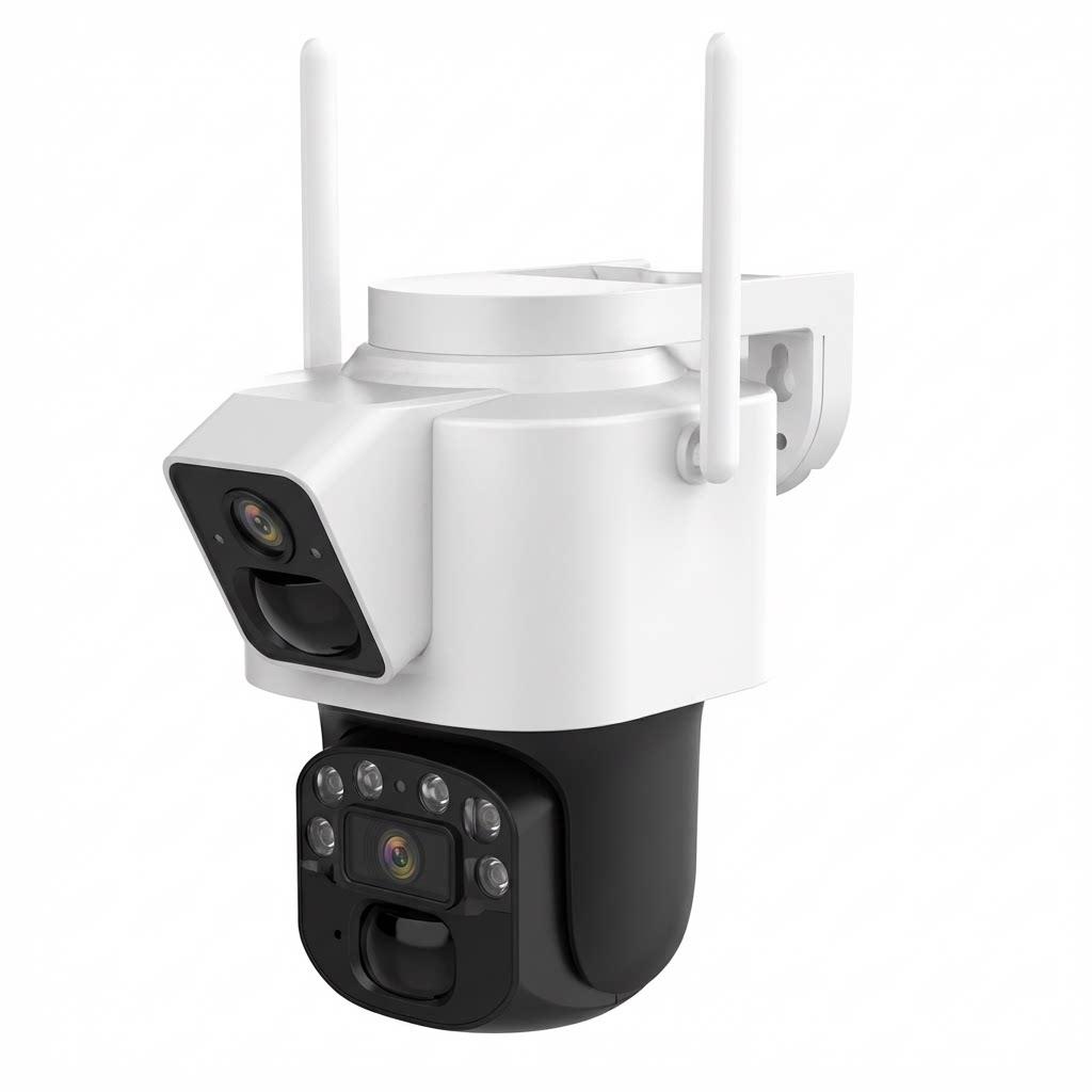 SolaGuard Camera Ngoài Trời Năng Lượng Mặt Trời Ống Kính Kép (SG-D42G-10F66-V14)