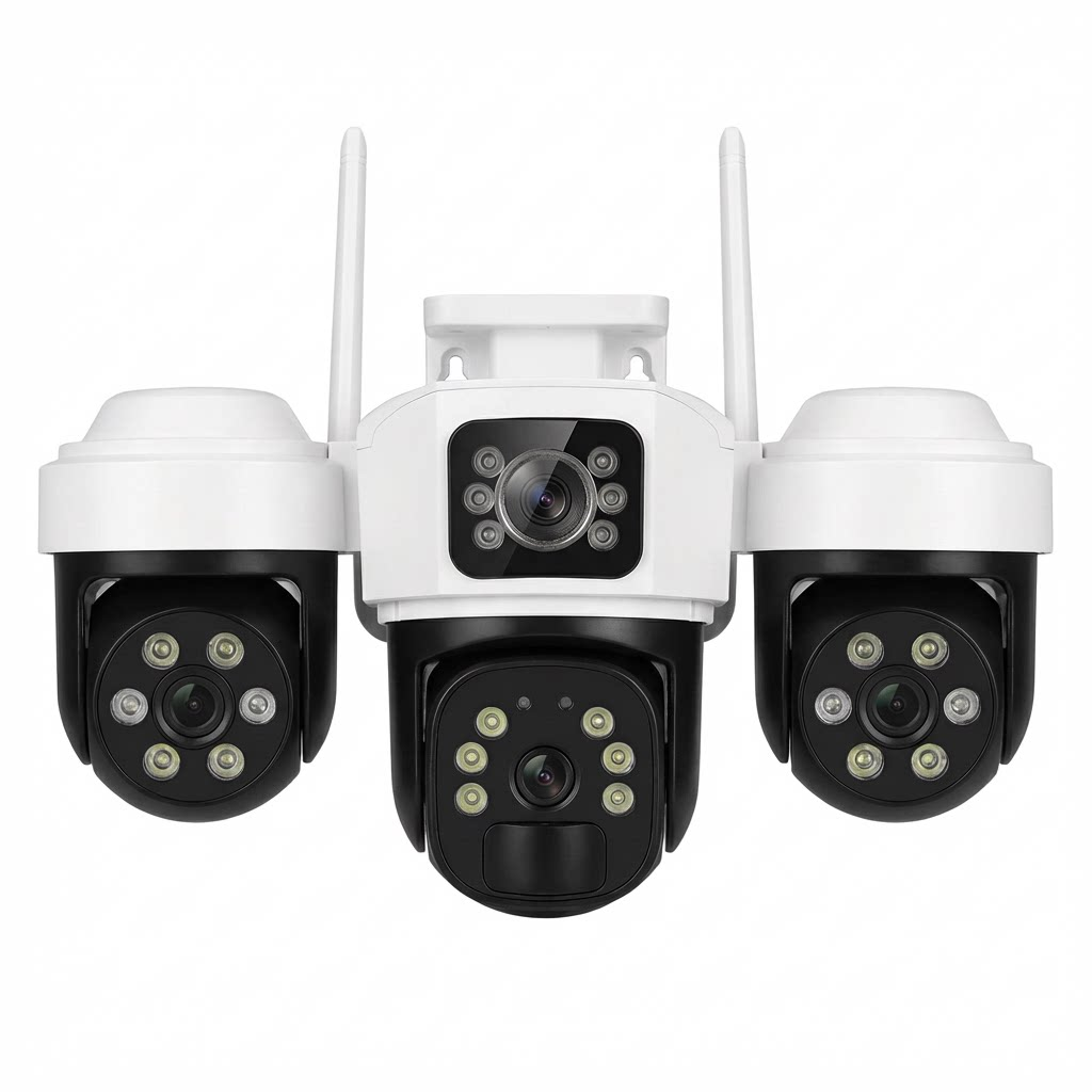 SolaGuard Camera Ngoài Trời Năng Lượng Mặt Trời Ống Kính Kép (SG-D42G-10F66-V16)