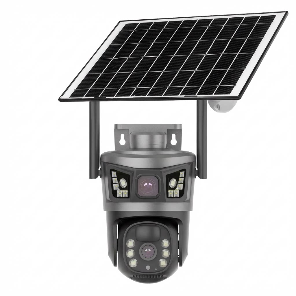 SolaGuard Camera Ngoài Trời Năng Lượng Mặt Trời Ống Kính Kép (SG-D42G-10F66-V3)