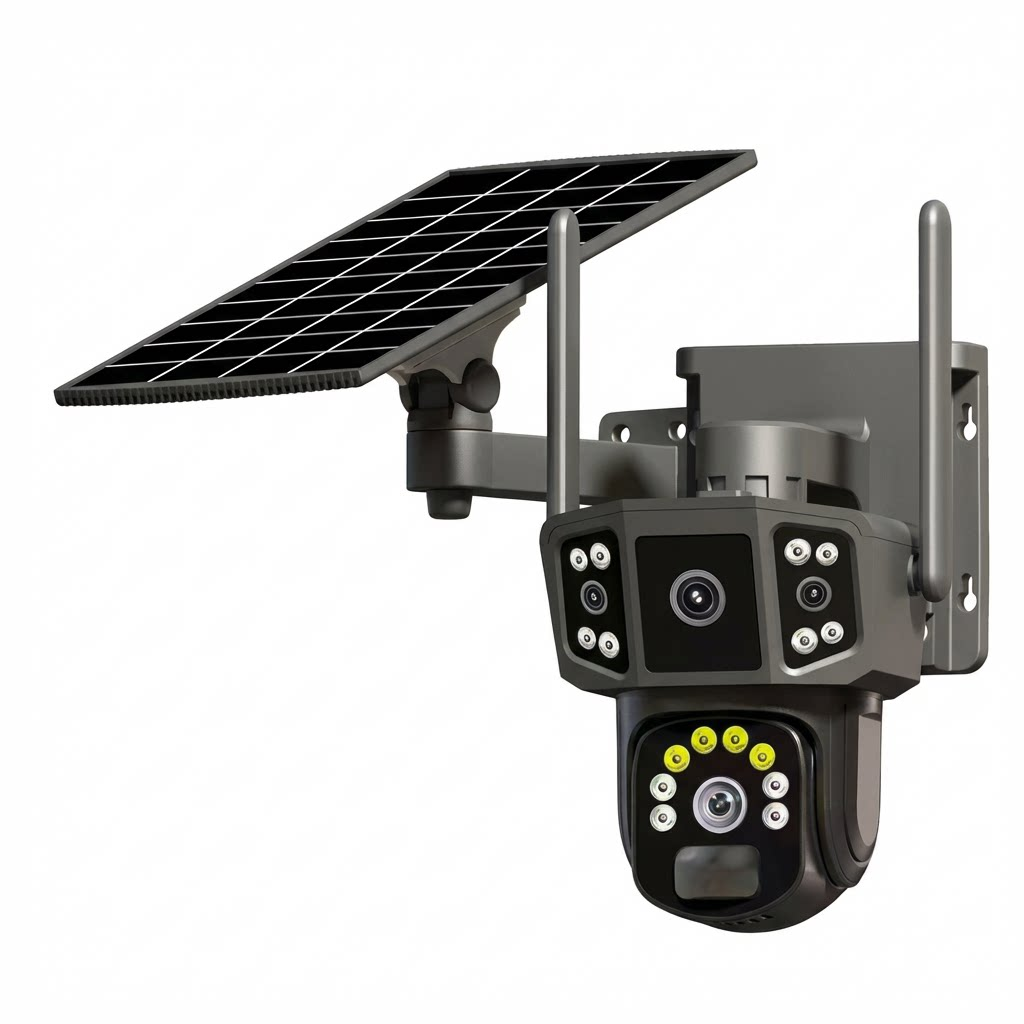 SolaGuard Camera Ngoài Trời Năng Lượng Mặt Trời Ống Kính Kép (SG-D42G-10F66-V4)