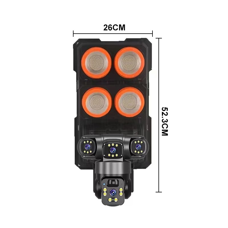 SolaGuard Camera Ngoài Trời Năng Lượng Mặt Trời Ống Kính Kép (SG-D42G-15F66-V2)