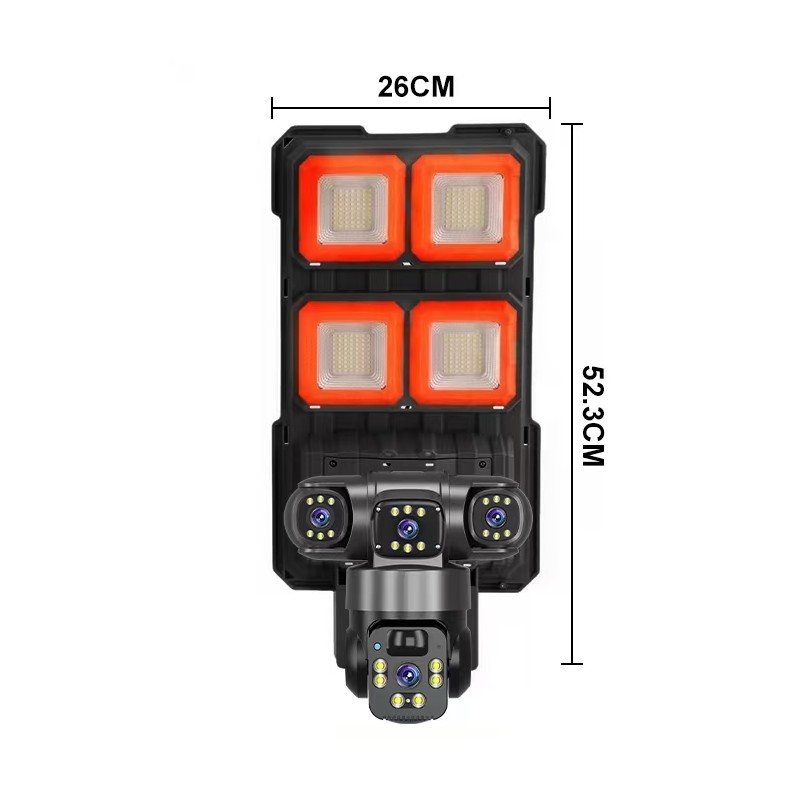 SolaGuard Camera Ngoài Trời Năng Lượng Mặt Trời Ống Kính Kép (SG-D42G-15F66-V5)