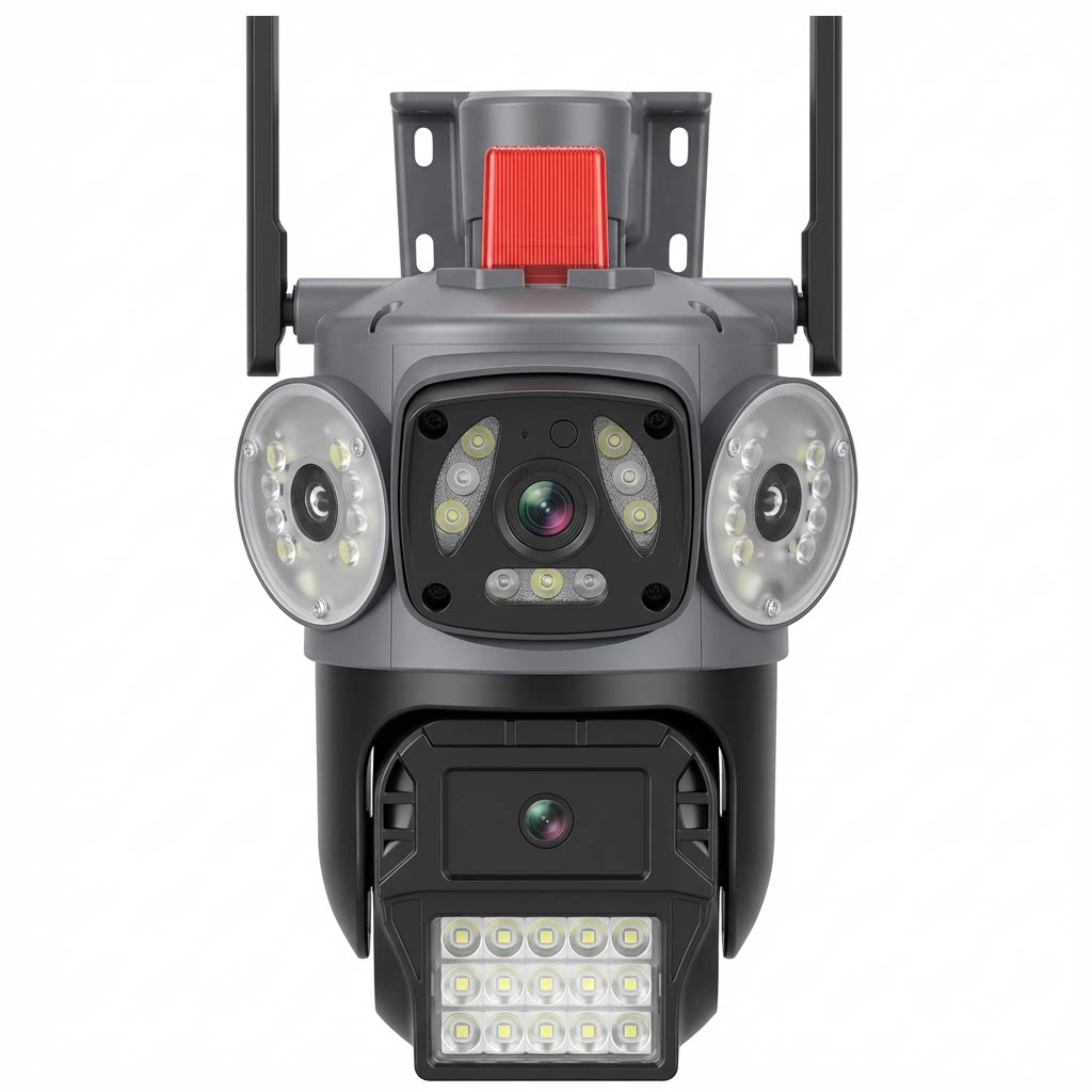 SolaGuard Camera Ngoài Trời Ba Ống Kính Tiêu Chuẩn (SG-P43D-F66-V15)