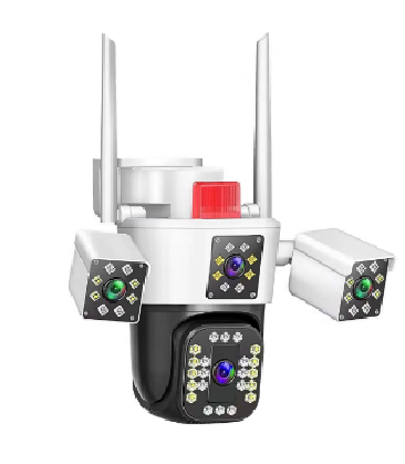 SolaGuard Camera Ngoài Trời Ba Ống Kính Tiêu Chuẩn (SG-P43D-F66-V16)