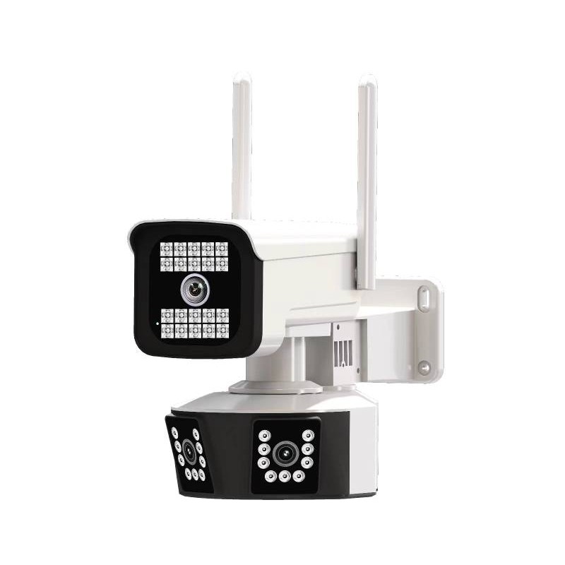 SolaGuard Camera Ngoài Trời Ba Ống Kính Tiêu Chuẩn (SG-P43D-F66-V19)