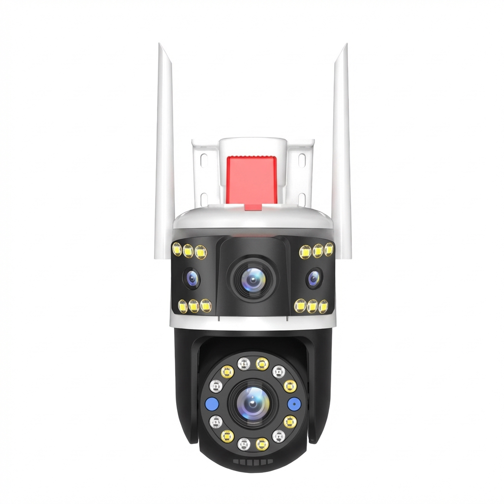 SolaGuard Camera Ngoài Trời Ba Ống Kính Tiêu Chuẩn (SG-P43D-F66-V20)