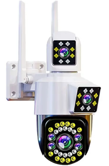 SolaGuard Camera Ngoài Trời Ba Ống Kính Tiêu Chuẩn (SG-P43D-F66-V28)