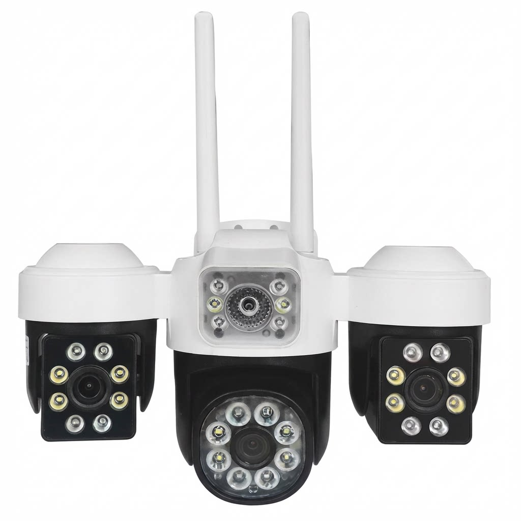 SolaGuard Camera Ngoài Trời Ba Ống Kính Tiêu Chuẩn (SG-P43D-F66-V33)