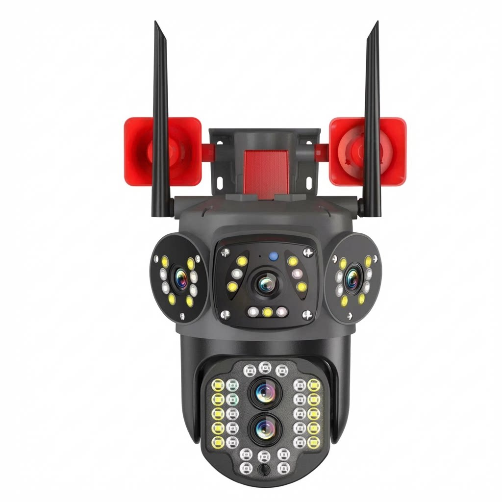 SolaGuard Camera Ngoài Trời Ba Ống Kính Tiêu Chuẩn (SG-P43D-F66-V5)