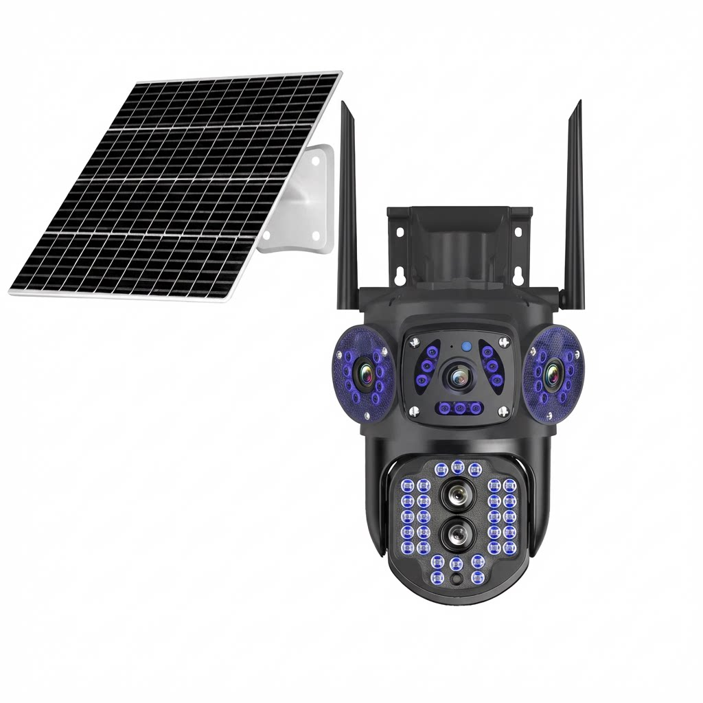 SolaGuard Camera PTZ Ba Ống Kính Năng Lượng Mặt Trời (SG-S43G-10T66-V8)